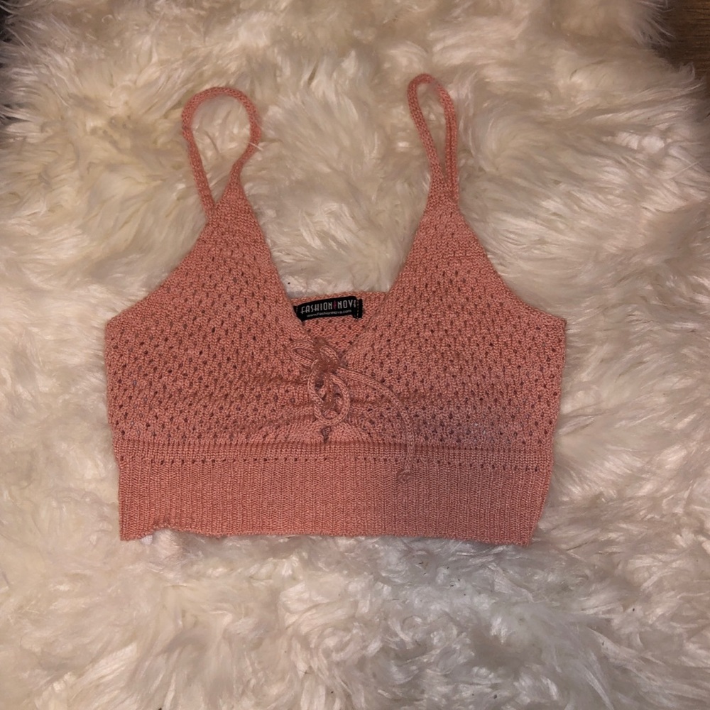 Pink crop